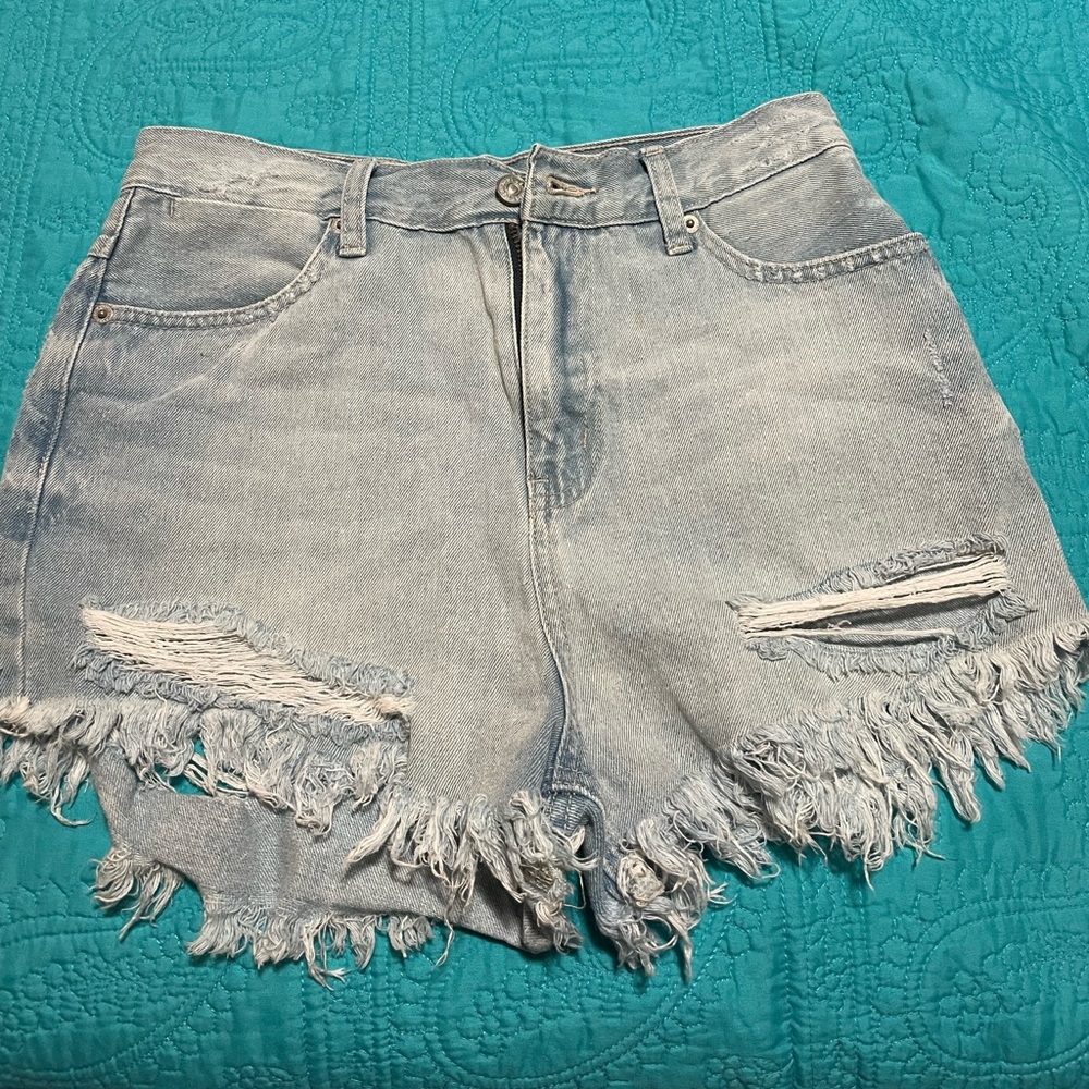 Cute Ripped Cutoff Shorts